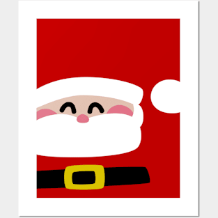 Merry Christmas Santa Claus Posters and Art